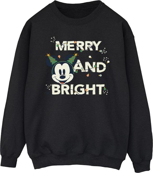 Actual product image Disney Mens Mickey Mouse Merry & Bright Sweatshirt (XL)