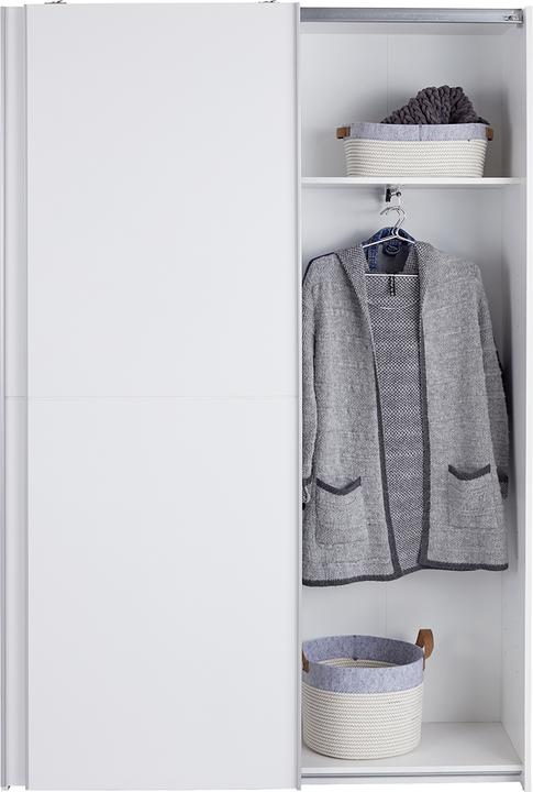 Actual product image Schlafkontor Fast wardrobe Wood-based material Decorative foil 2 doors 125x195x38 cm (125 x 38 x 195 cm)