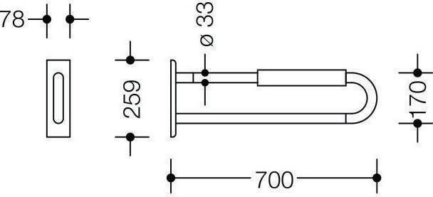 Productafbeelding Hewi Hygiënezakjesdispenser van polyamide umbra