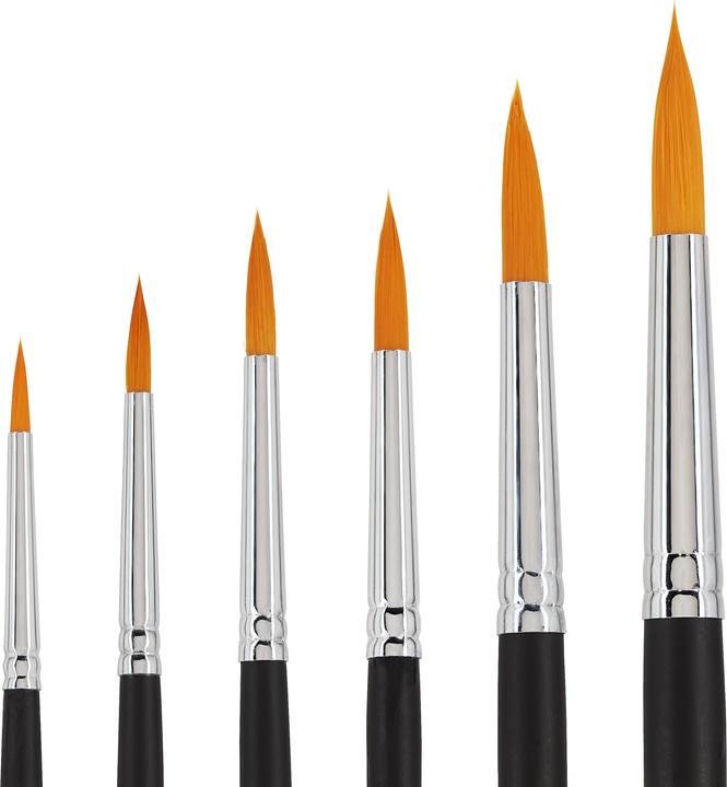 Produktbild VBS Rundpinsel "BASIC", 6er-Set (8.10 mm)