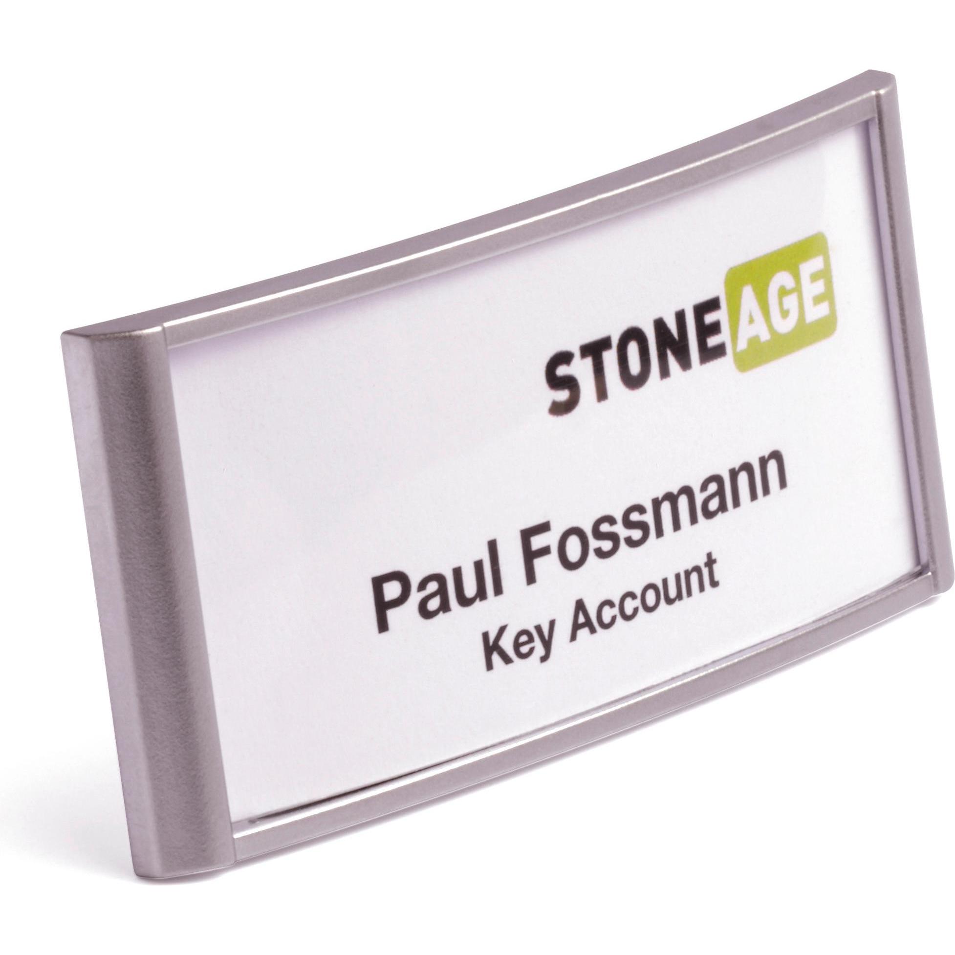 Thumbnail - Durable, Informationsschild, Namenschild Classic mit Kombiklemme