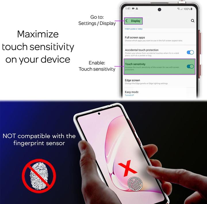 Immagine prodotto Nalia Copertura per cellulare a 360 gradi (Samsung Galaxy Note 10 Lite)