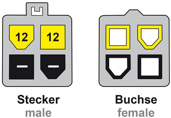 Produktbild Delock P4 4Pin Stecker auf 4Pin Buchse Kabel, 50cm (50 cm, 4 pin CPU)