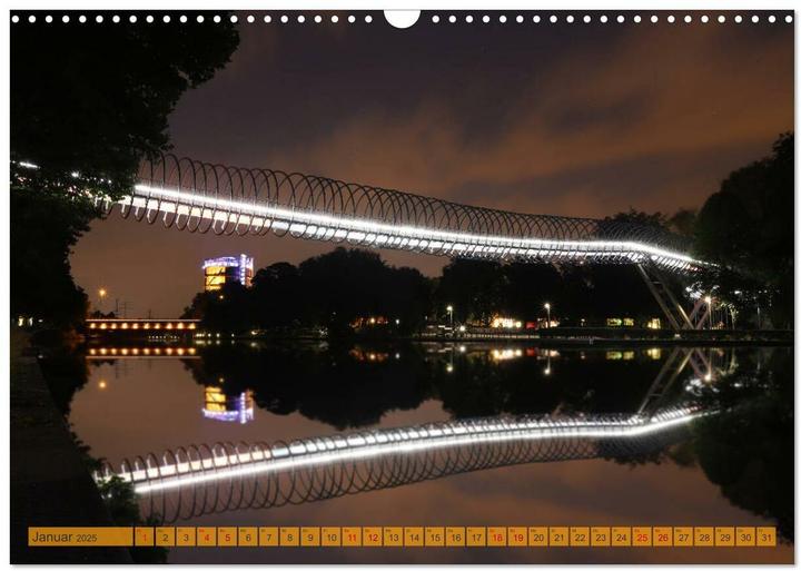 Image du produit RUHRPOTT LICHTER (Wandkalender 2025 DIN A3 quer), Monatskalender (A3)