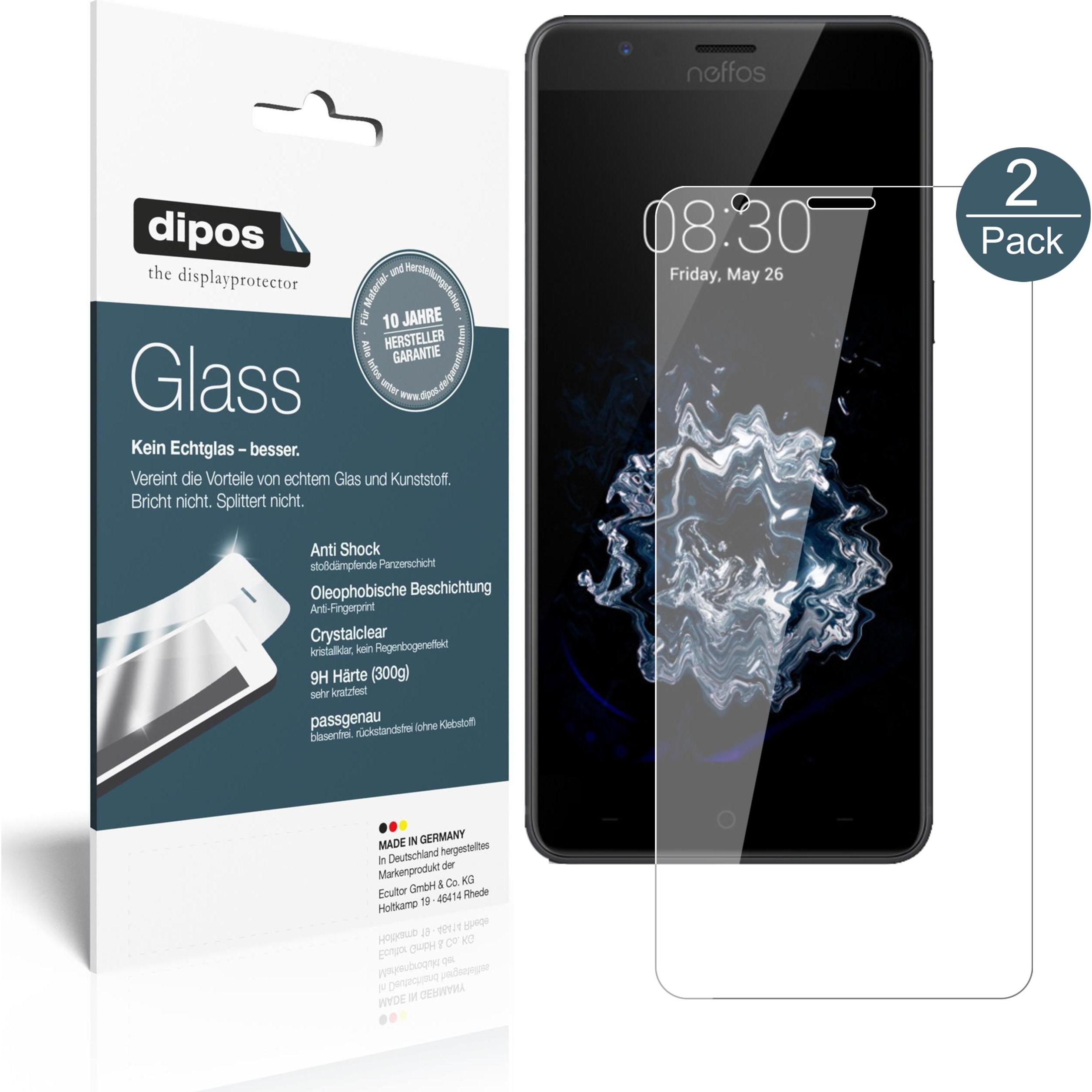 Dipos Displayschutz Anti-Shock (1 Stück, TP-Link Neffos N1), Smartphone Schutzfolie, Transparent