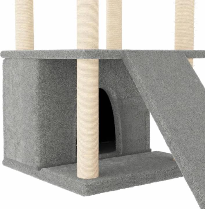 Actual product image vidaXL Kratzbaum (133 cm, Light grey)