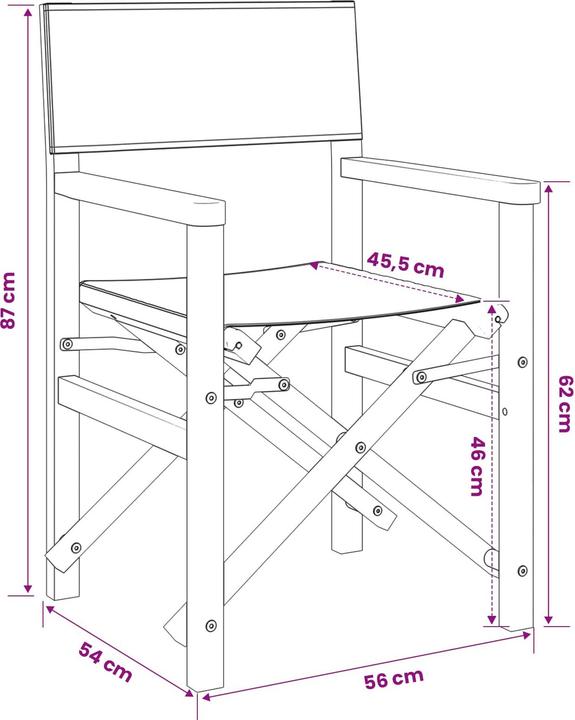 Produktbild vidaXL Esszimmerstuhl
