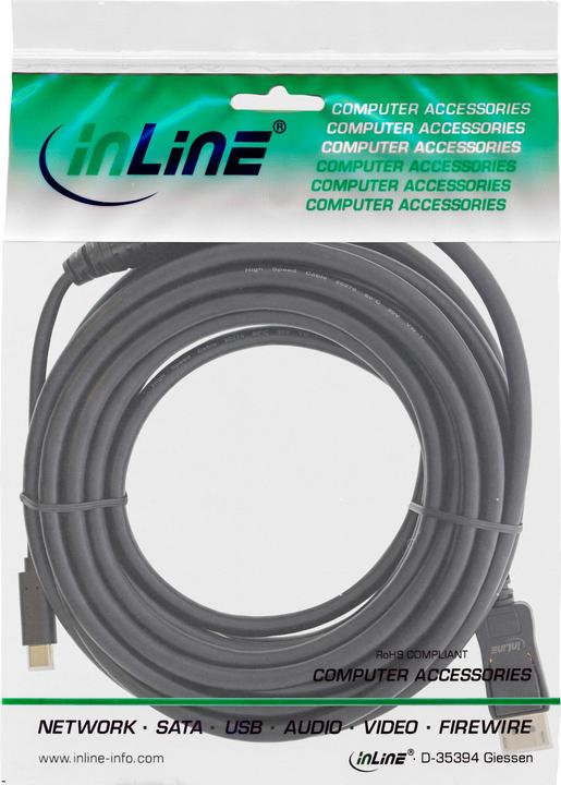 Actual product image InLine Adapter cable (5 m, DisplayPort, 1.2)
