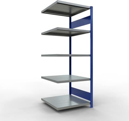 Actual product image Schulte Lagertechnik MULTIplus250 boltless add-on bay system with length bolts