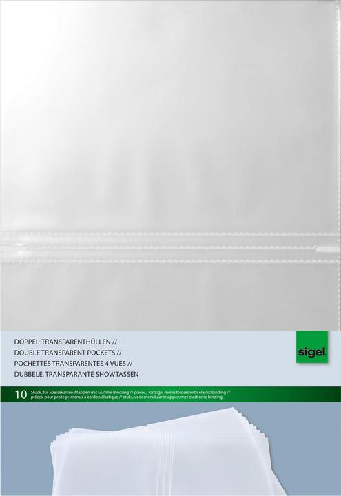 Produktbild Sigel Doppel-Transparenthüllen (A5, 10x)