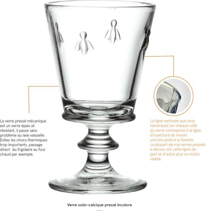 Produktbild La Rochère Weinkelch Biene 240 ml 14cm (24 cl, 1 Gläser, Weissweingläser)