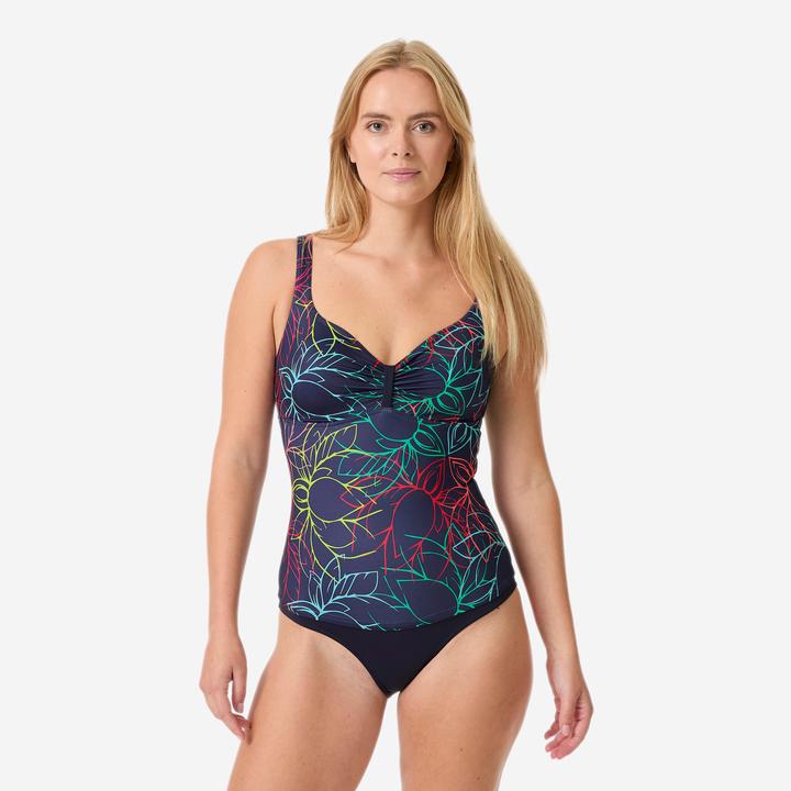 Produktbild Decathlon Badeanzug Doli Nenu figurformend Surf polyester (44)
