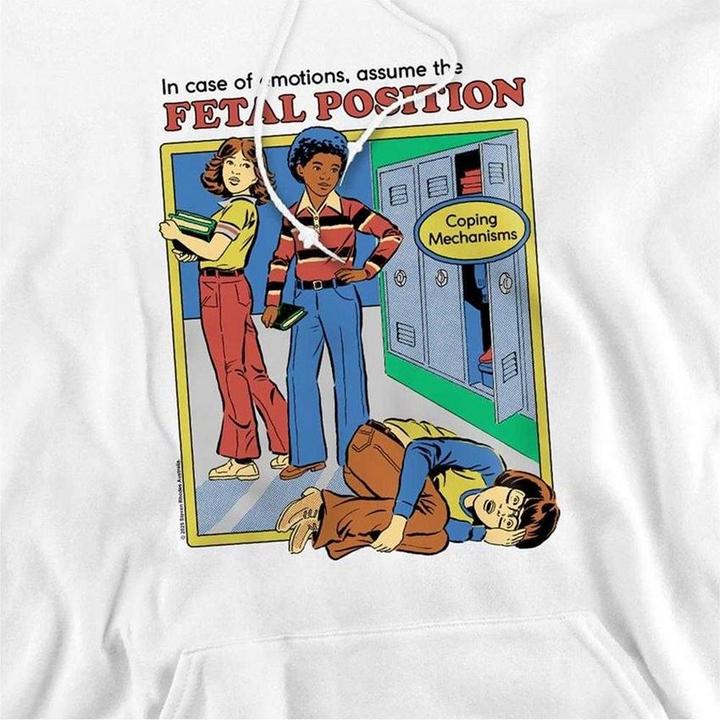 Produktbild Steven Rhodes Assume The Fetal Position Kapuzenpullover (M)