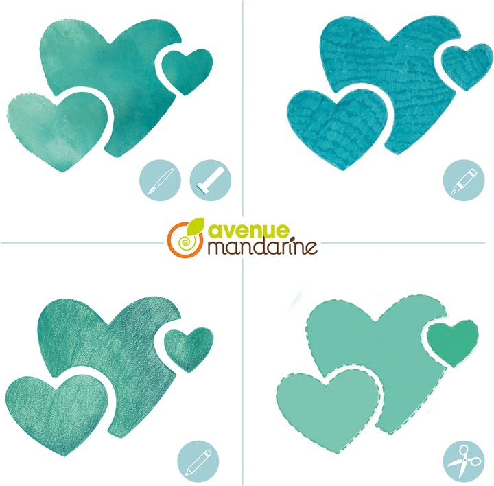 Actual product image Avenue Mandarine Stencils