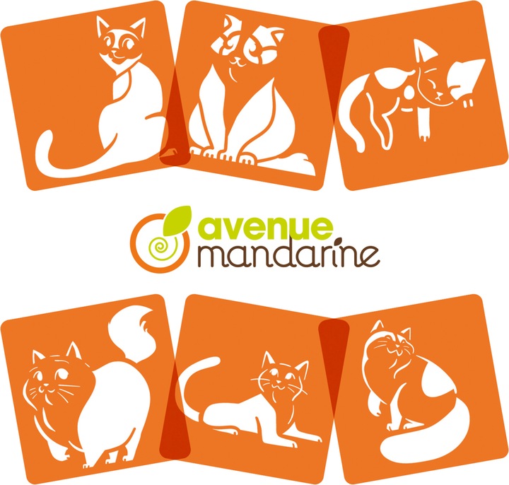 Actual product image Avenue Mandarine Stencils