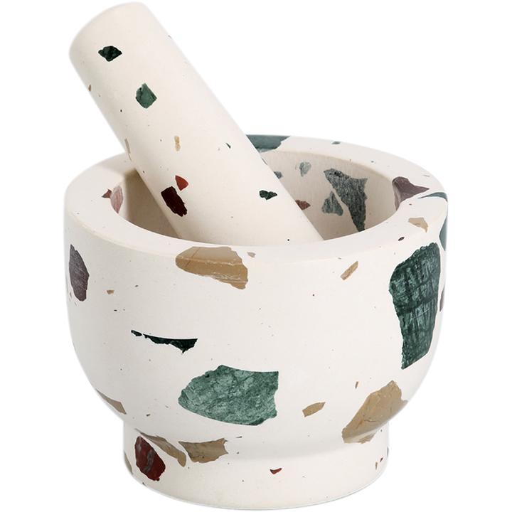 Productafbeelding Zeller Present Mörser mit Stössel Terrazzo