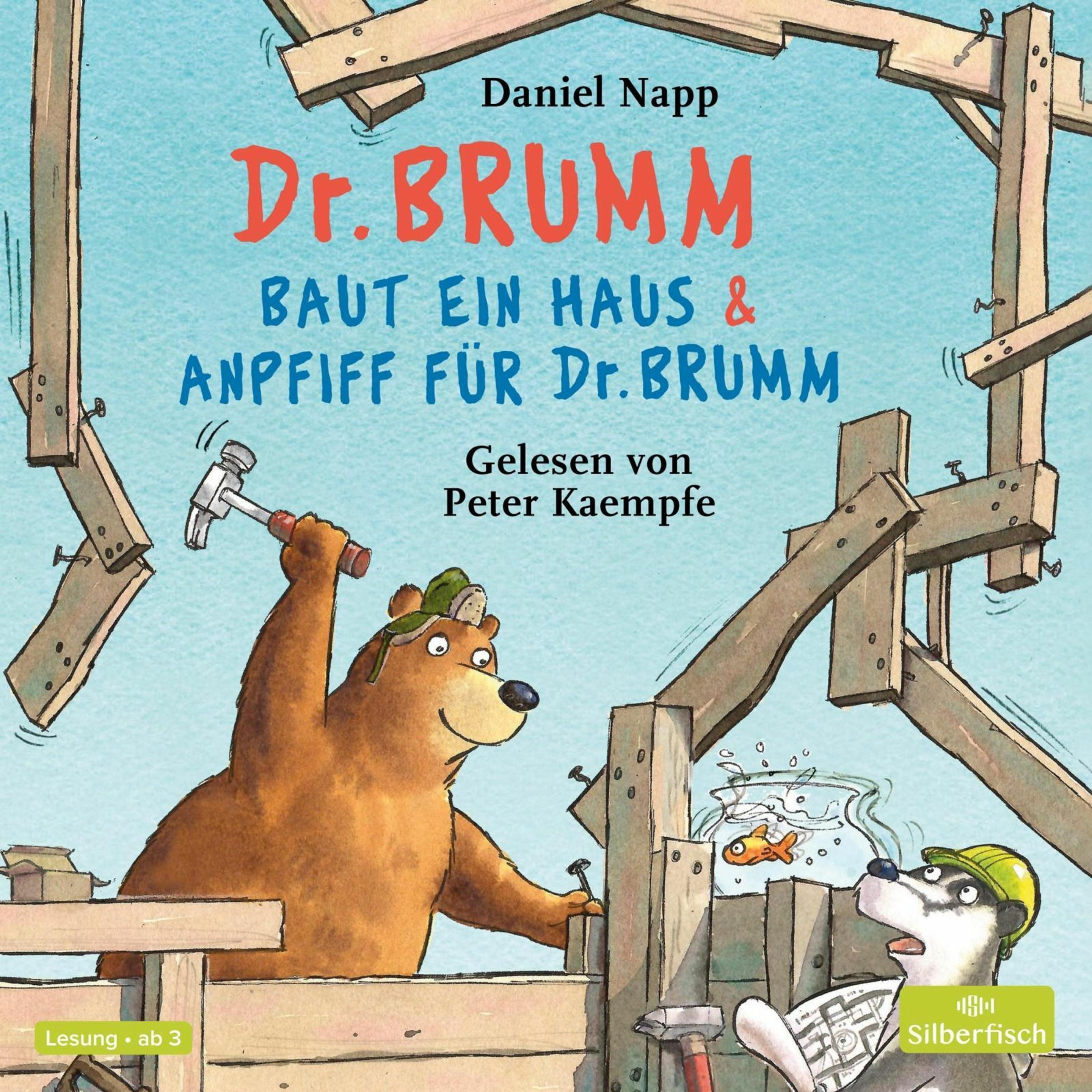 Dr Brumm baut ein Haus / Anpfiff für Dr Brumm, Hörbücher von Daniel Napp
