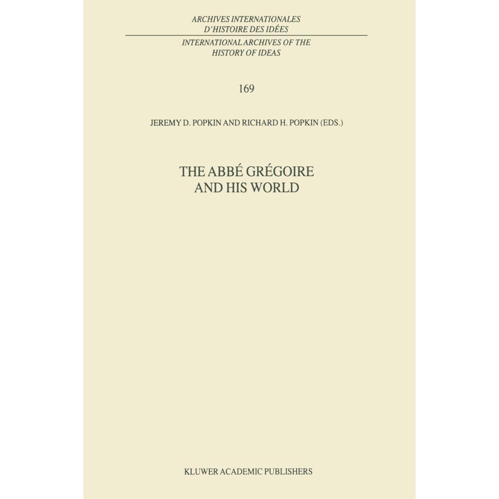 The Abbé Grégoire and his World, Fachbücher