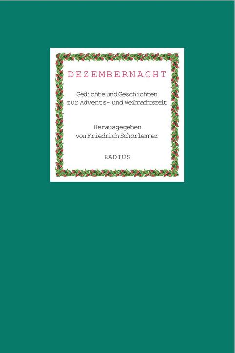 Produktbild Dezembernacht (Deutsch, Friedrich Schorlemmer, 2019)