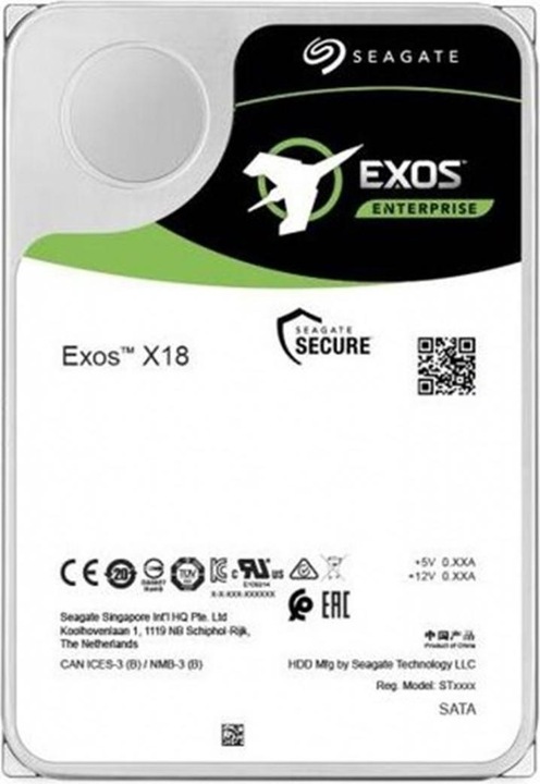 Productafbeelding Seagate Exos X18 (12 TB, 3.5", CMR)