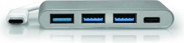 Actual product image Port Designs USB-C hub (USB-C, 3 Ports)