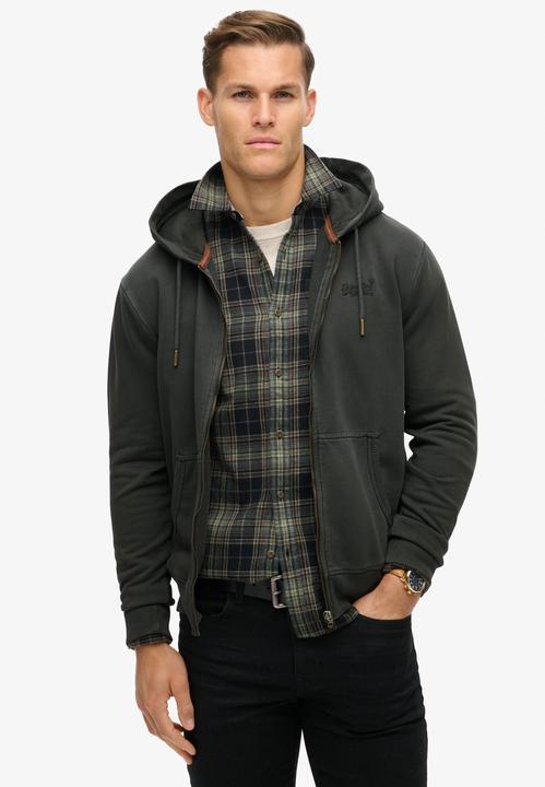 Produktbild Superdry Verwaschene Essential Kapuzenjacke mit Logo (S)