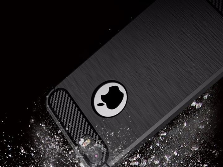 Immagine prodotto Screenguard Apple iPhone 5/5S/SE Custodia Carbon Brushed Soft TPU (Apple iPhone 5)