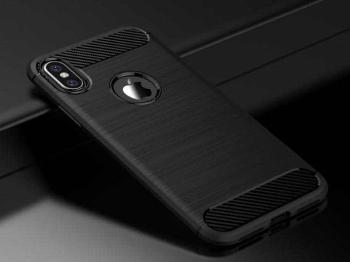 Produktbild Screenguard Carbon Brushed Soft TPU (Apple iPhone XR)