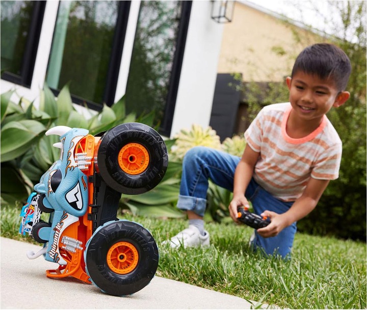 Actual product image Hot Wheels R/C MT Transforming Rhinomite