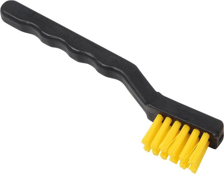 Produktbild Wolfgang Warmbier Bürste, hart, gelbe Nylonborsten, ESD, Breite 30 mm (1 Stk.)