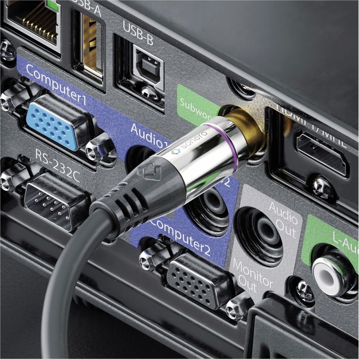 Immagine prodotto Sonero Cavo a Y stereo / mono del subwoofer (1.50 m, Cinch)