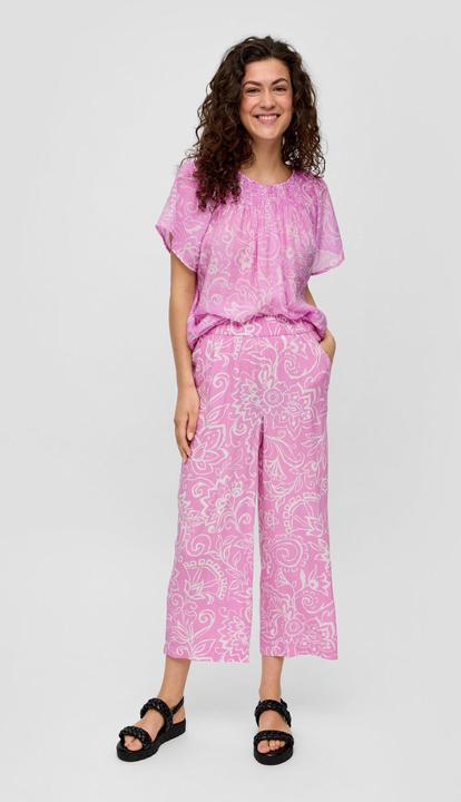 Actual product image S.Oliver Hose Culotte aus Viskose mit Elastikbund und Musterstruktur (42)