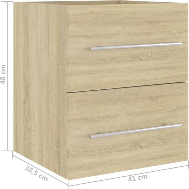 Image du produit vidaXL Armoire d'évier (41 x 38.5 x 48 cm)