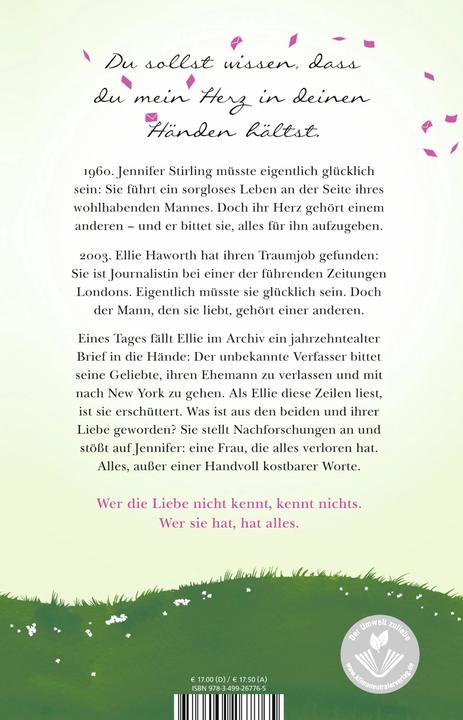 Produktbild Eine Handvoll Worte (Deutsch, Jojo Moyes, 2017)