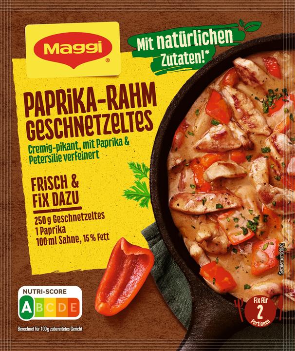 Produktbild Maggi FIX Paprika Rahm Geschnetzeltes (41 g)