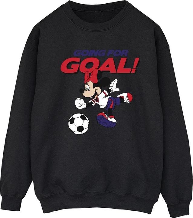 Actual product image Disney Womens/Ladies Minnie Mouse Going For Goal Sweatshirt (XXL)
