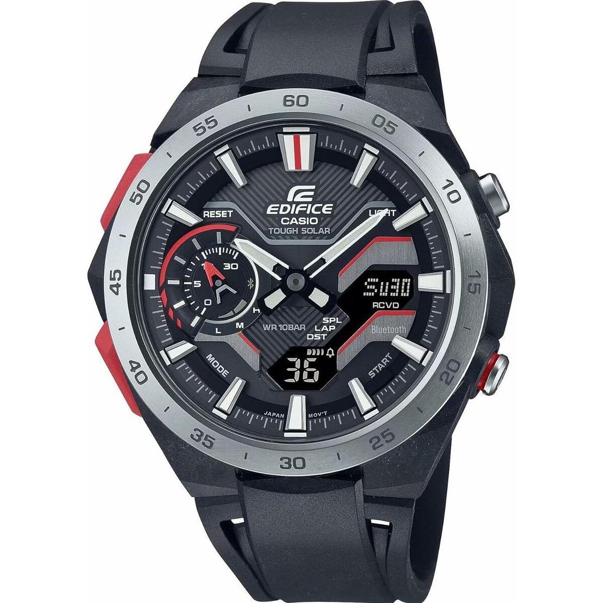 Casio Nero Orologio Da Polso, Ecb-2200P-1Af, (Orologio Da Polso Analogico, Orologio Digitale, 48 Mm)