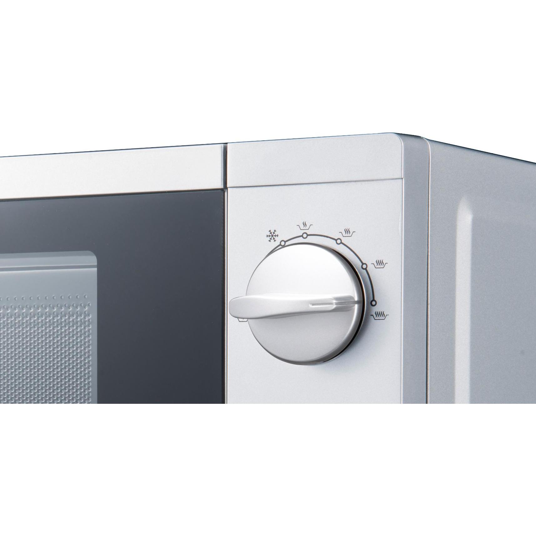 Thumbnail - PKM MW700-17 UB2 Mikrowelle 700 Watt Unterbau / Freistehend 17 Liter, Mikrowelle, Silber