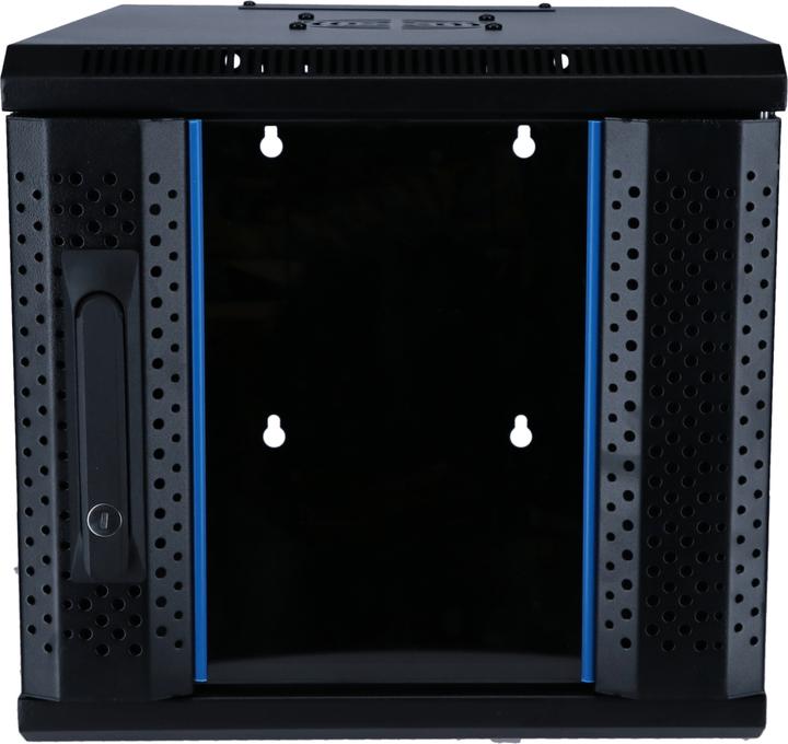 Actual product image Dsit 6 HE, 10" Serverschrank, mit Glastür, (BxTxH) 370X450X370mm (6 RU, 10 inch rack)
