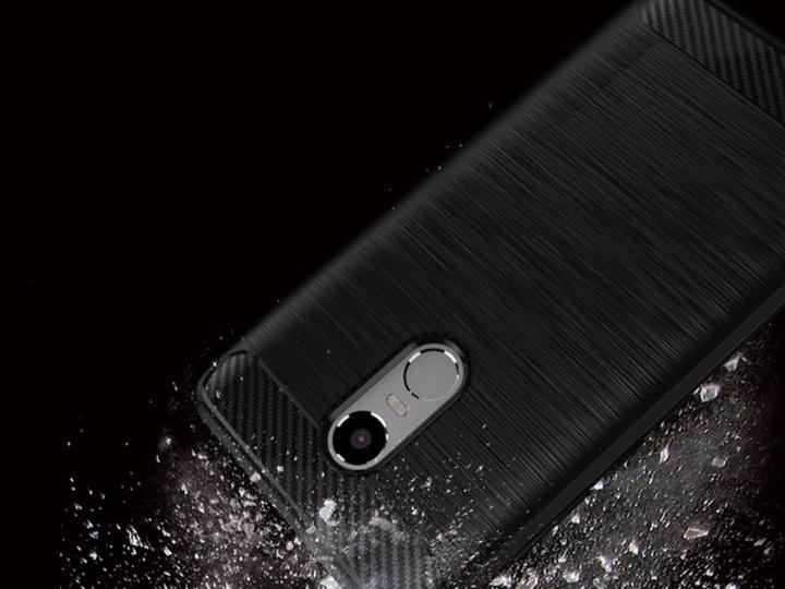 Produktbild Screenguard Xiaomi Redmi Note 4 Hülle Carbon Brushed Soft TPU (Xiaomi Redmi Note 4)