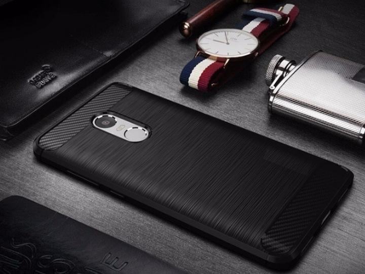 Produktbild Screenguard Xiaomi Redmi Note 4 Hülle Carbon Brushed Soft TPU (Xiaomi Redmi Note 4)