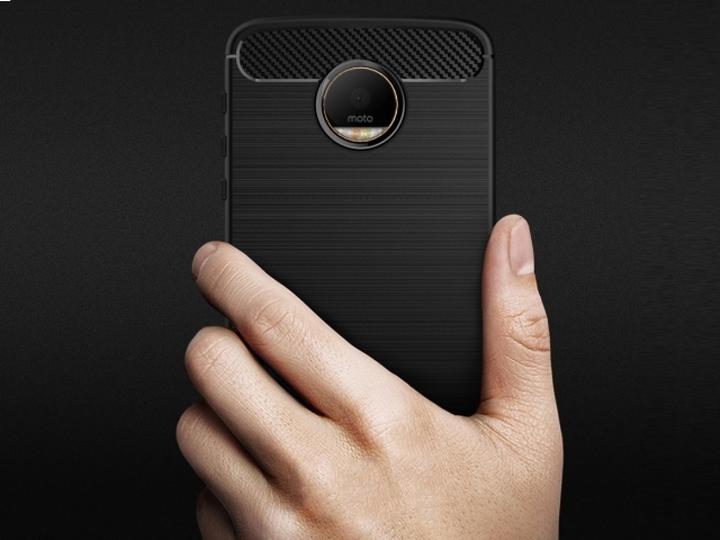 Immagine prodotto Screenguard Lenovo Moto Z Cover Carbon Brushed Soft TPU (Motorola Moto Z)