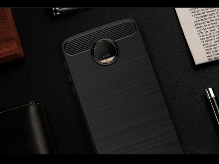 Immagine prodotto Screenguard Lenovo Moto Z Cover Carbon Brushed Soft TPU (Motorola Moto Z)