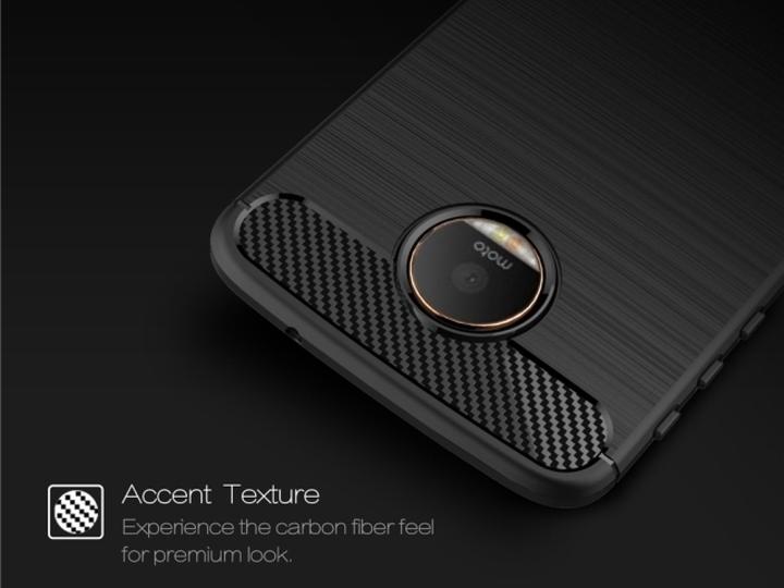 Immagine prodotto Screenguard Lenovo Moto Z Cover Carbon Brushed Soft TPU (Motorola Moto Z)