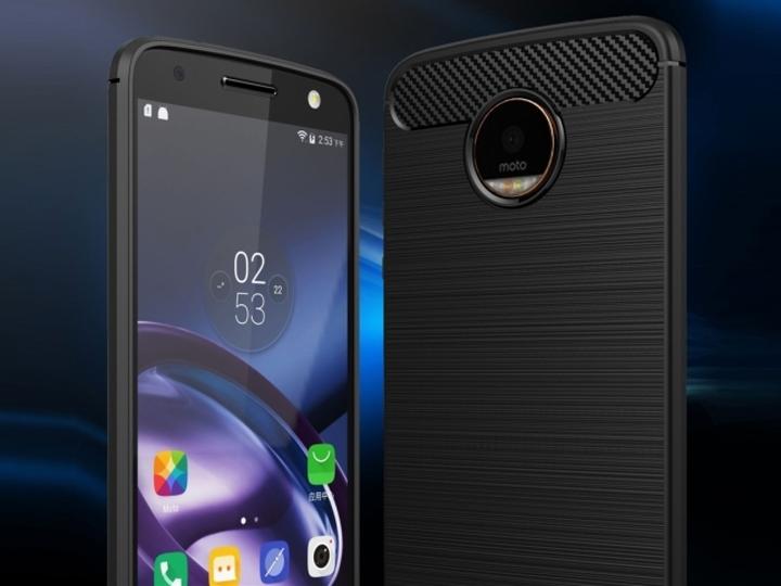 Immagine prodotto Screenguard Lenovo Moto Z Cover Carbon Brushed Soft TPU (Motorola Moto Z)