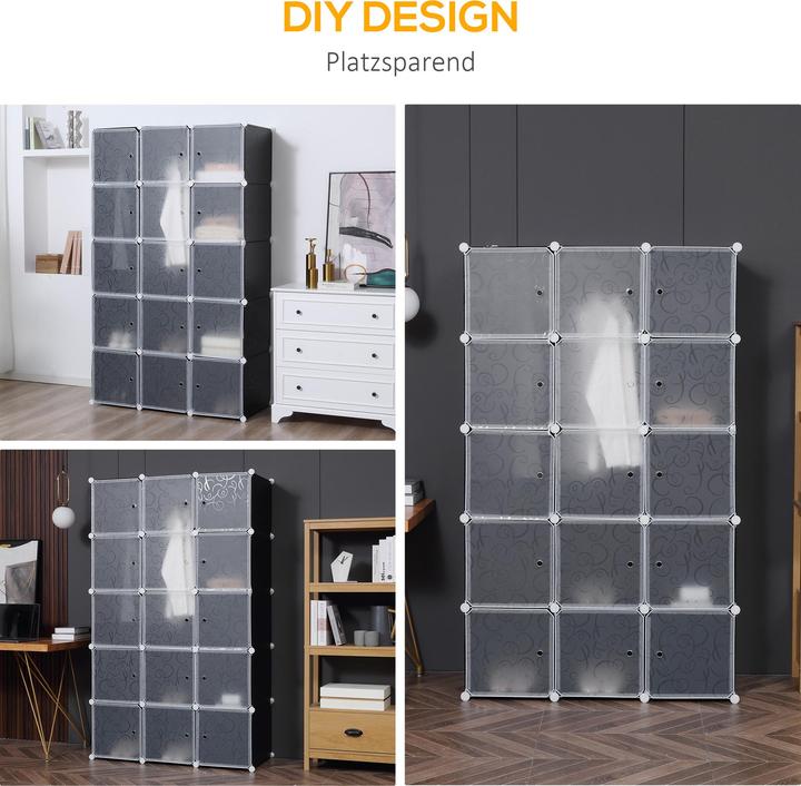 Produktbild Homcom DIY Kleiderschrank (111 x 47 x 83 cm)
