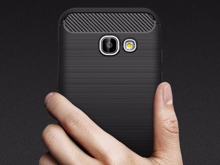 Produktbild Screenguard Samsung Galaxy A5 2017 Hülle Carbon Brushed Soft TPU (Samsung Galaxy A5 (2017))