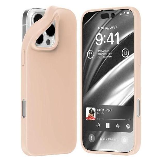 Mercury Soft iPhone 16 Pro Max 6,9" różowo piaskowy/pink sand (Apple iPhone 16 Pro Max), Smartphone Hülle, Pink