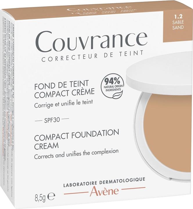 Produktbild Avène Couvrance Compact Cream Makeup Base Arena - 85 Gramm