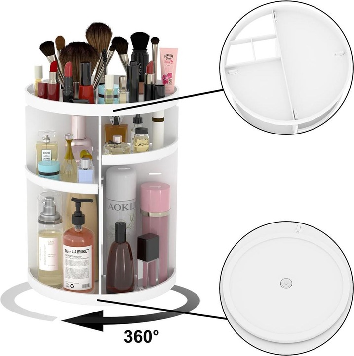 Actual product image Intirilife 360 Grad Make-Up Organizer